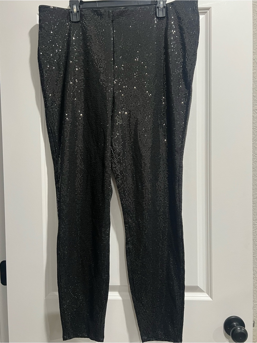 H&M Sequined Pants in Recycled Polyester